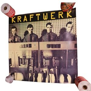 Kraftwerk The Model Computer Love 23x23 Vintage 1981 Warner Bros Promo Poster